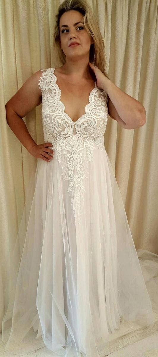 Hebeos wedding best sale dresses plus size